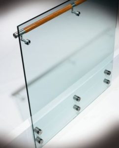Optik Boss system with wood railing by HDI Railing Systems