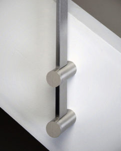 2 Point side mounting for a Kubit railing system by HDI Railing Systems